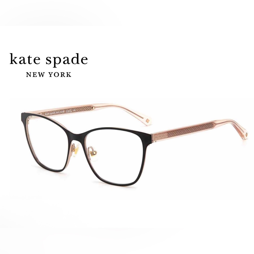 NEW Kate Spade Seline 09Q Eyeglasses Frame Brown Full Rim Rectangle Shape 53mm